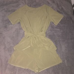 Olive Green romper